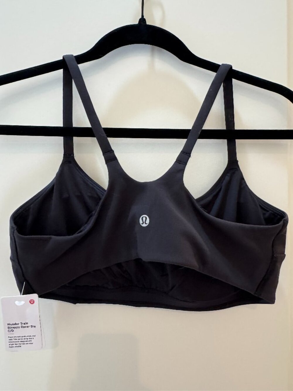 Lululemon Wunder Train Strappy Racer Bra Light Support, C/D Cup